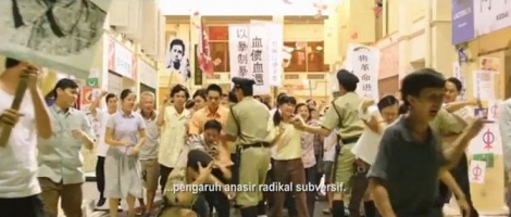 The scene in "Tanda Putera" depicting the Chinese Chauvinism-centric  demonstrations chanting anti-Malay slogans, the day before the 3GE polls in May 1969